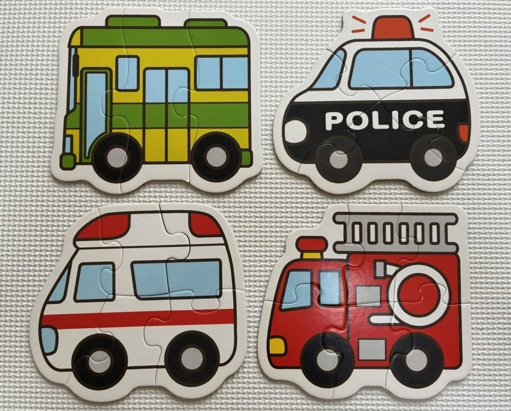 こどもパズル（のりもの）